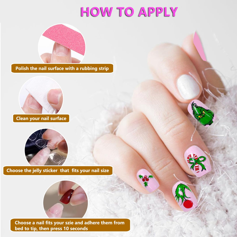 SUMELAY medium-length nails on hands for versatile holiday looks.