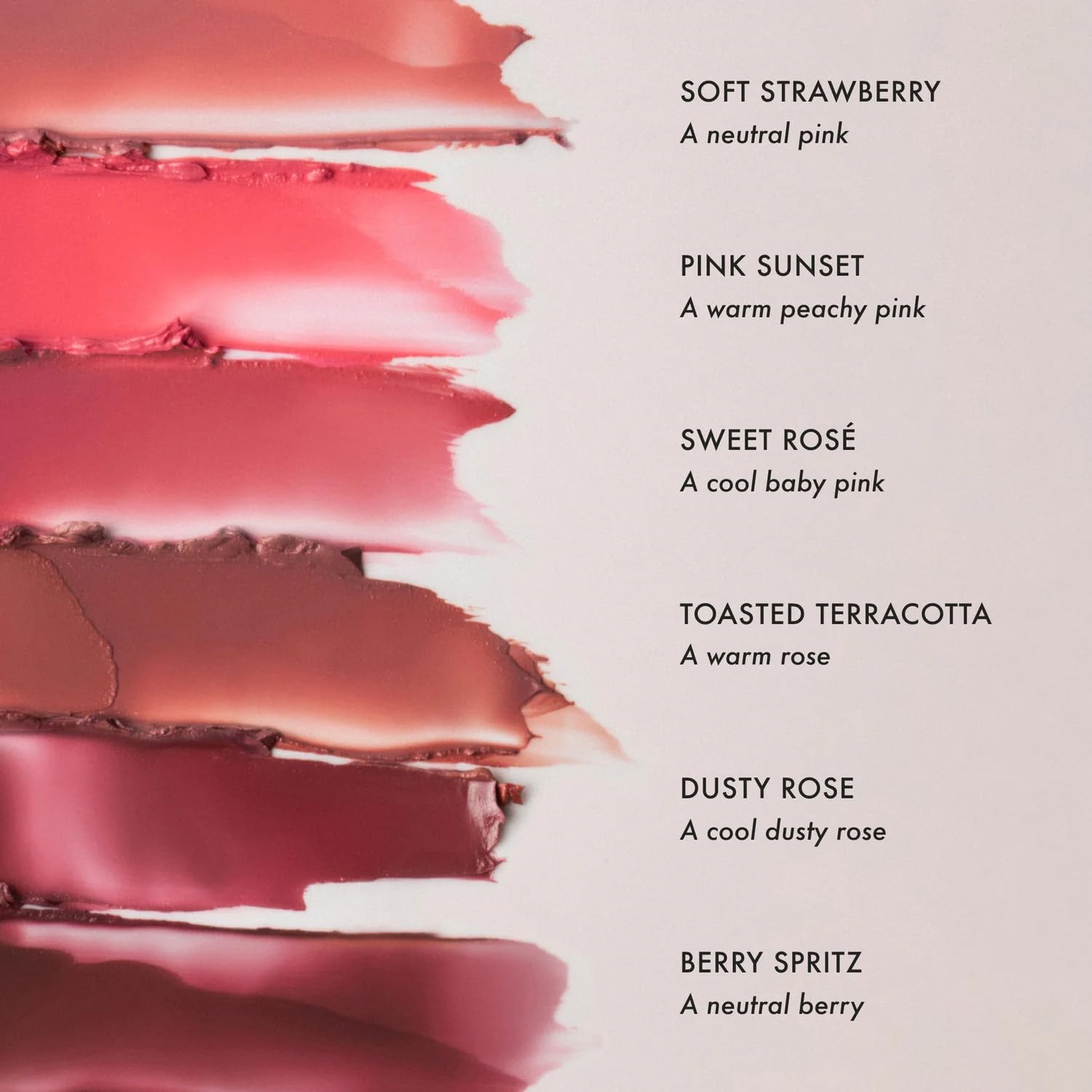 Summer Fridays Blush Butter Balm highlights hyaluronic acid benefits for hydration.