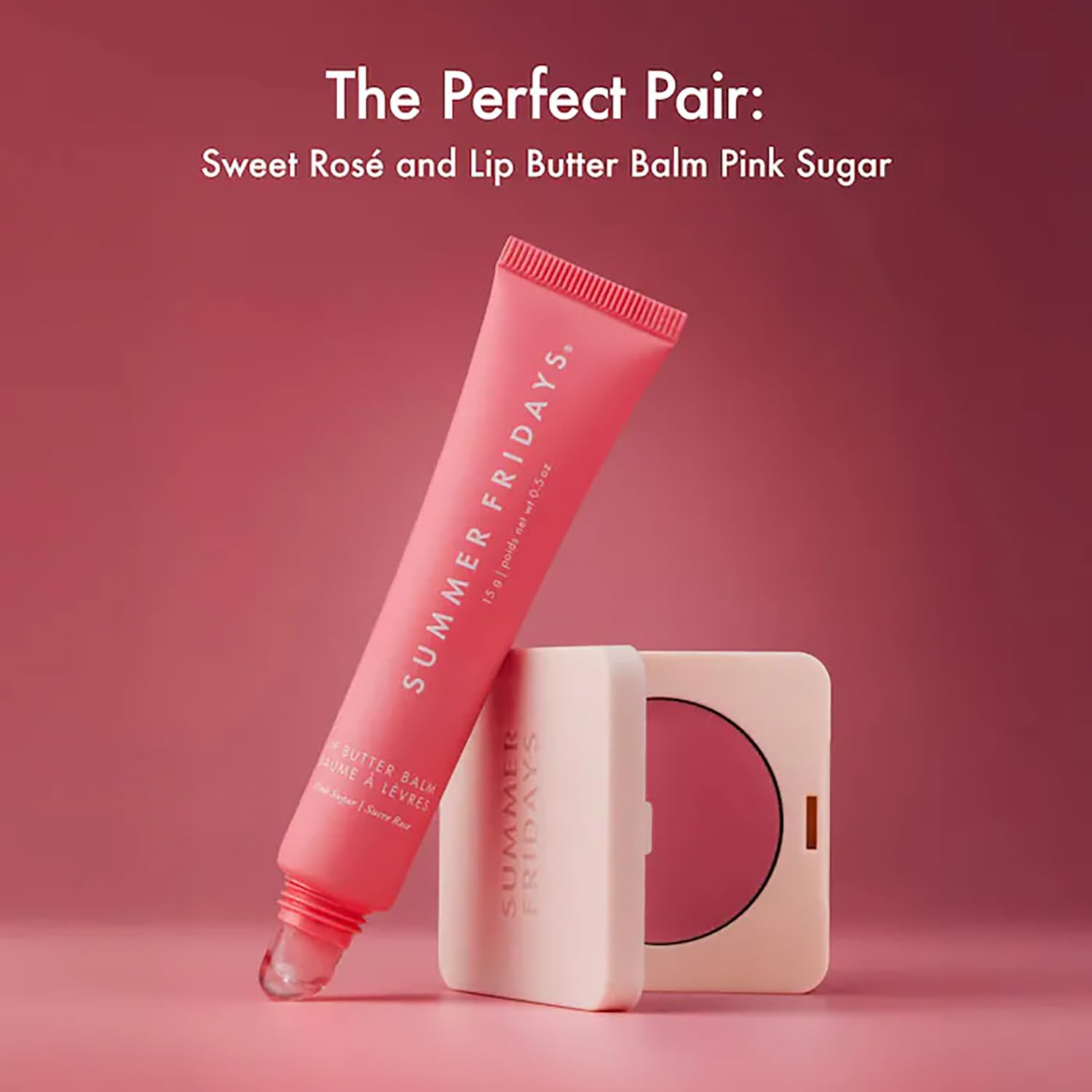 Summer Fridays Blush Butter Balm hyaluronic acid and nourishing butters ingredients