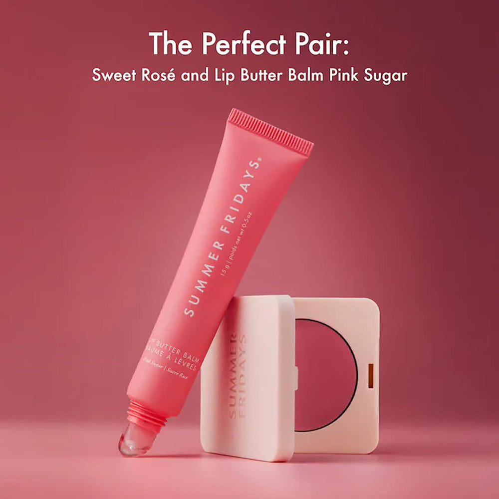 Summer Fridays Blush Butter Balm hyaluronic acid and nourishing butters ingredients
