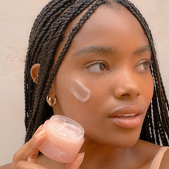 Summer Fridays Cloud Dew Gel Cream application demo shows easy, gentle massage.