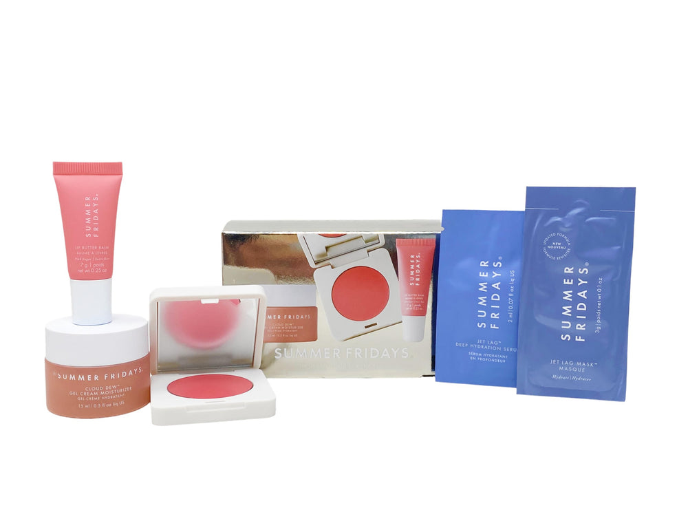 Summer Fridays Cloud Dew Gel Cream Moisturizer delivers dewy hydration and lightweight feel.