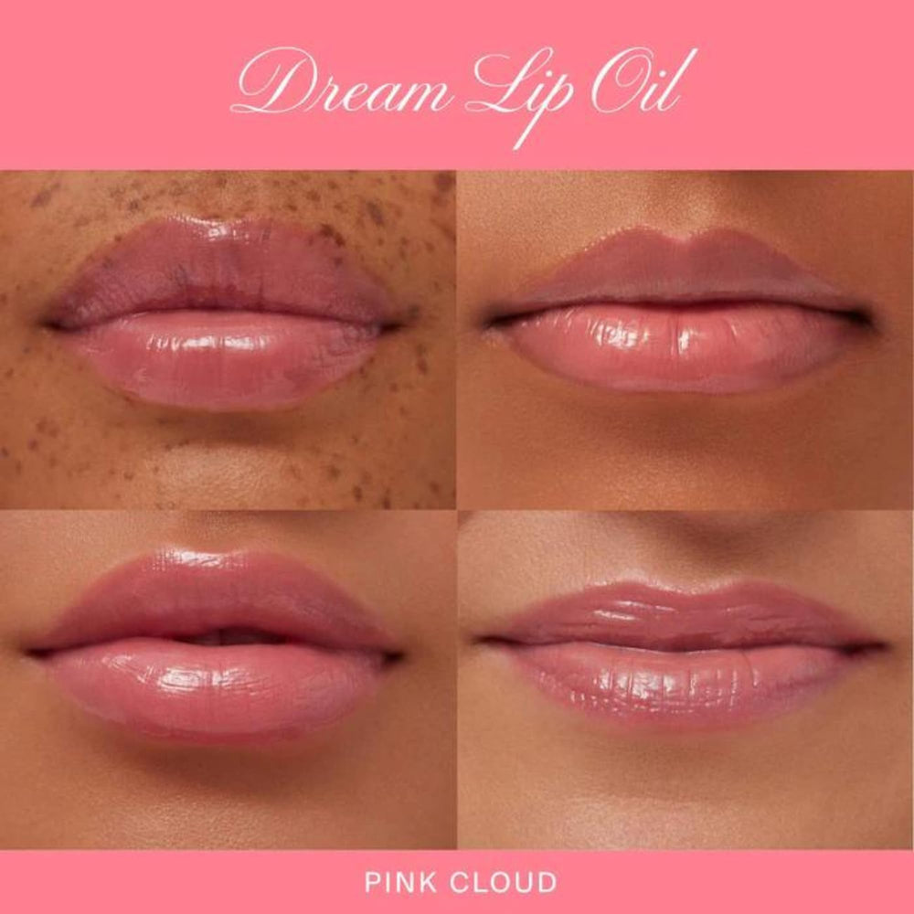 Summer Fridays Dream Lip Oil bottle shows easy application
