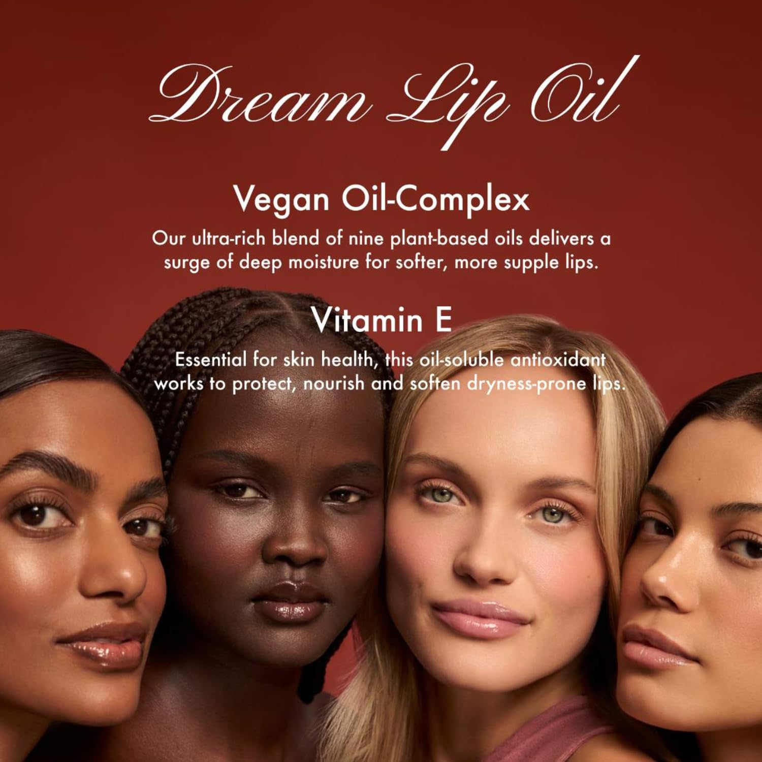 Summer Fridays Dream Lip Oil Rose Bud packaging image signals a gift-ready skincare hybrid.