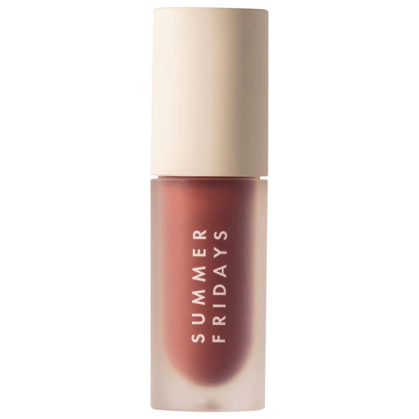 Summer Fridays Dream Lip Oil tinted swatch for soft color and shine.