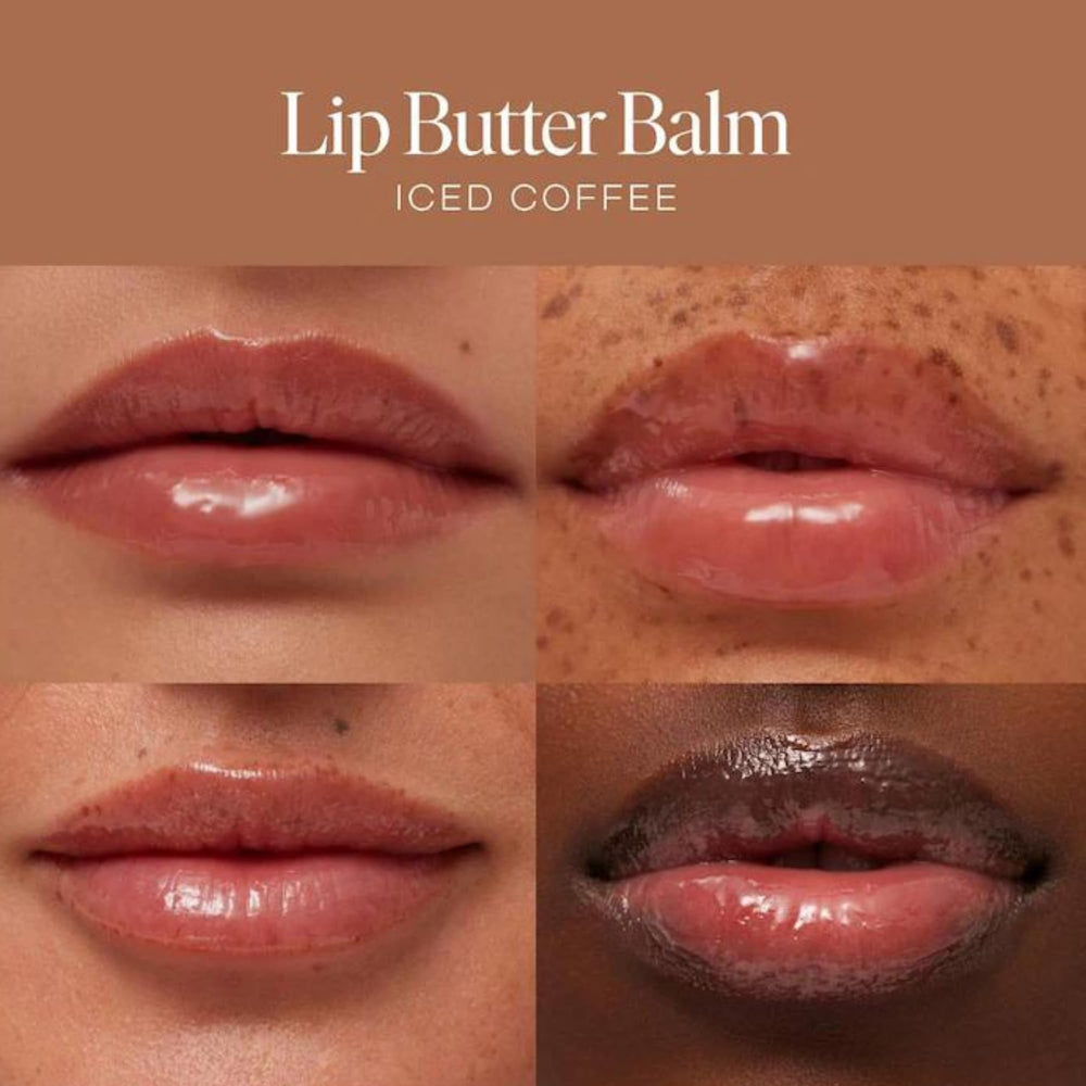 Summer Fridays Iced Coffee balm with shea and murumuru for hydration.