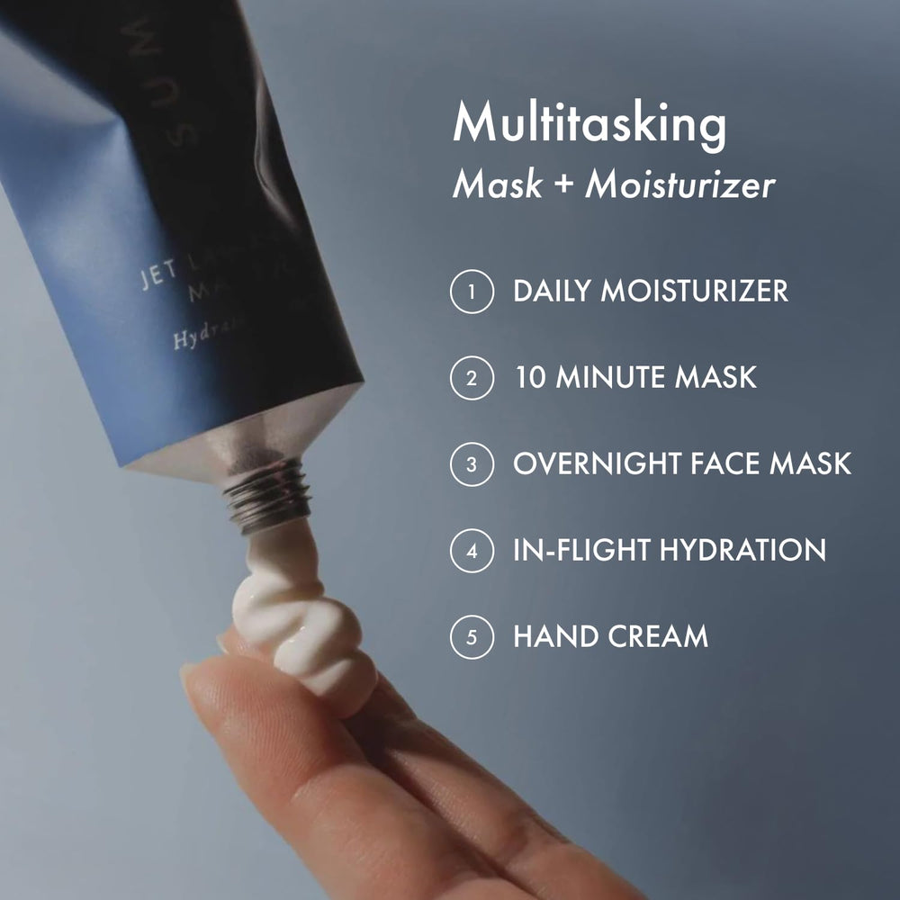 Summer Fridays Jet Lag Mask Mini ingredients glycerin hyaluronic acid promised hydration.