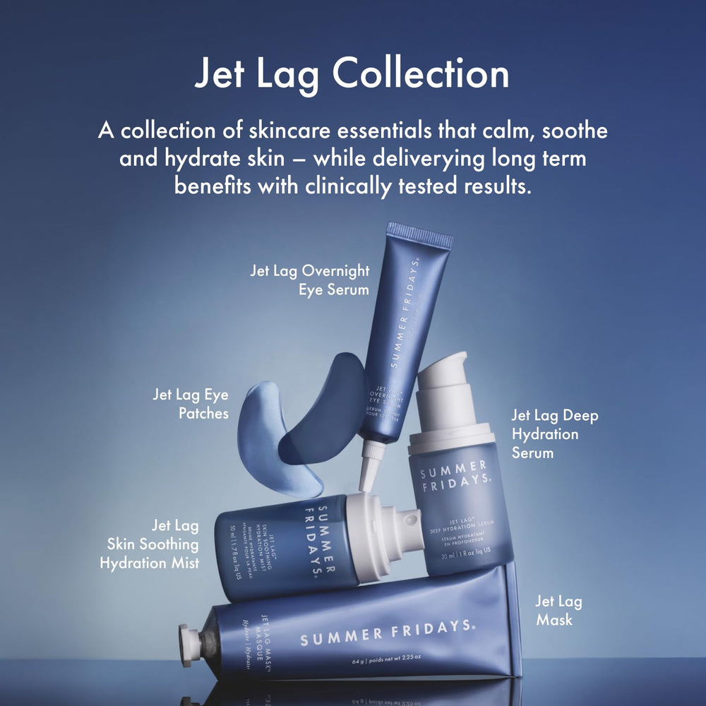 Summer Fridays Jet Lag Mask Mini travel-friendly 1 oz jar for on-the-go hydration.