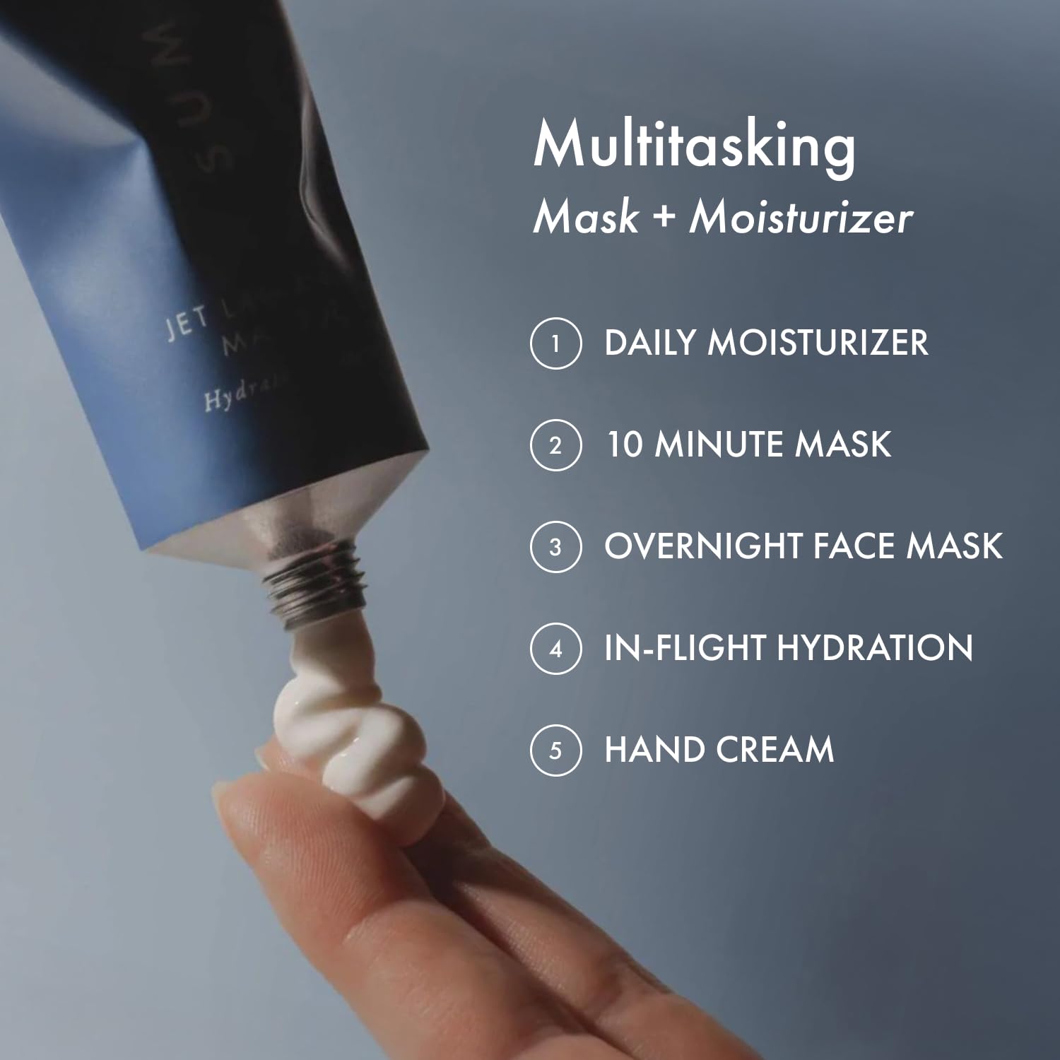 Jet Lag Mask warm cloth removal demonstrates gentle cleanup after 10 minutes