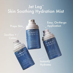 Summer Fridays Jet Lag Mist label-closeup shows premium ingredients supporting balanced skin.