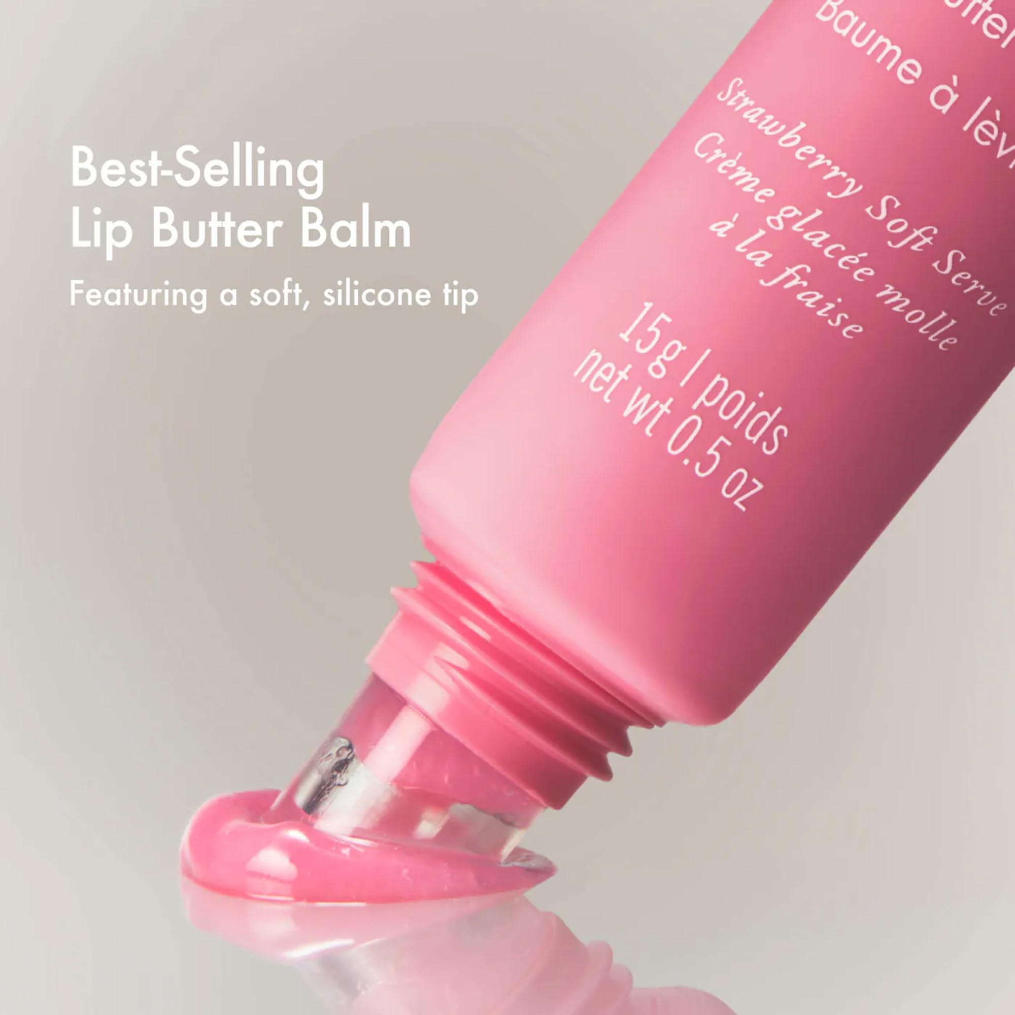 Summer Fridays balm being applied to lips for visible smoothness and instant softening