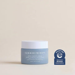Summer Fridays Rich Cushion Face Cream packaging front under fragrance-free labeling
