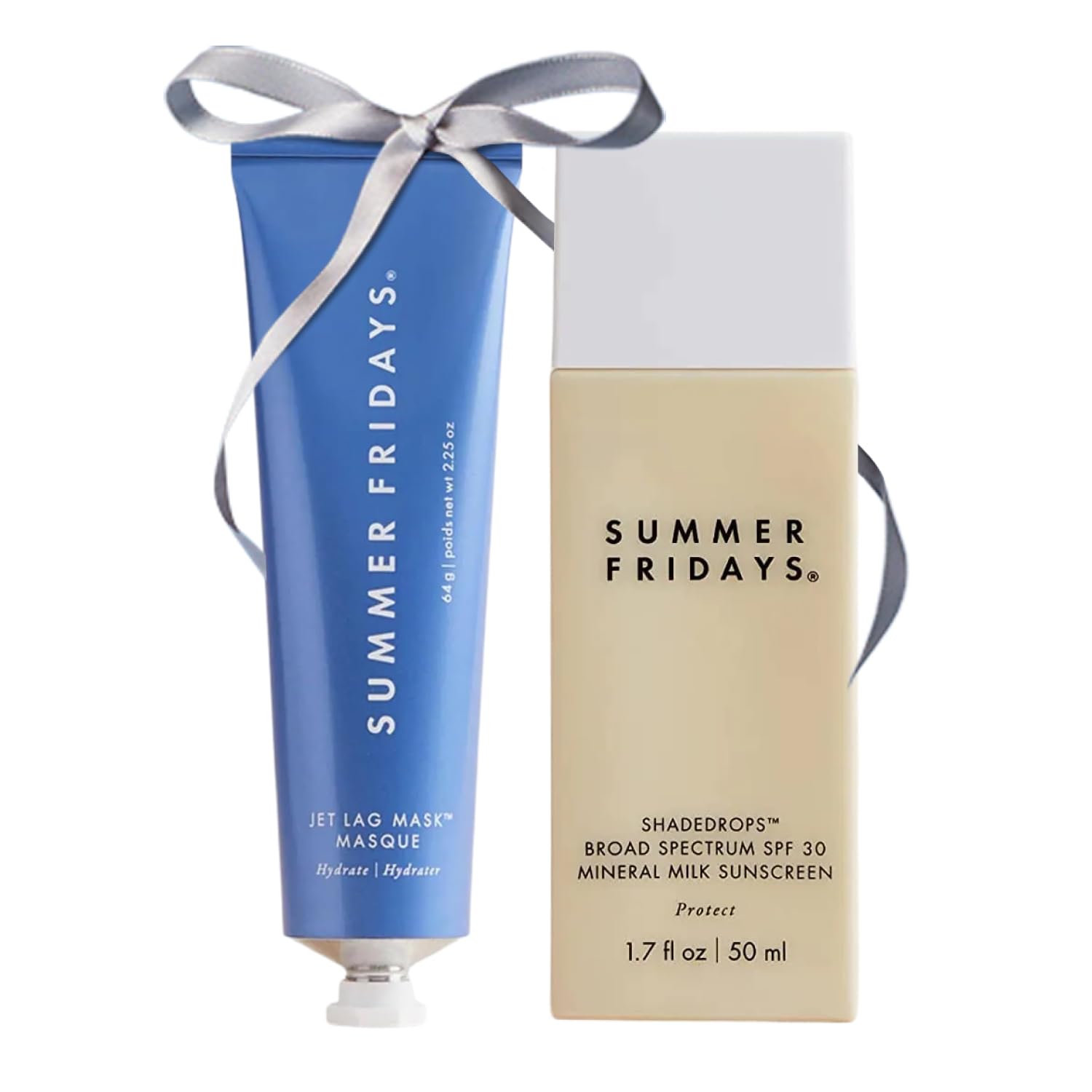 Summer Fridays ShadeDrops SPF 30 bottle showing lightweight mineral sunscreen