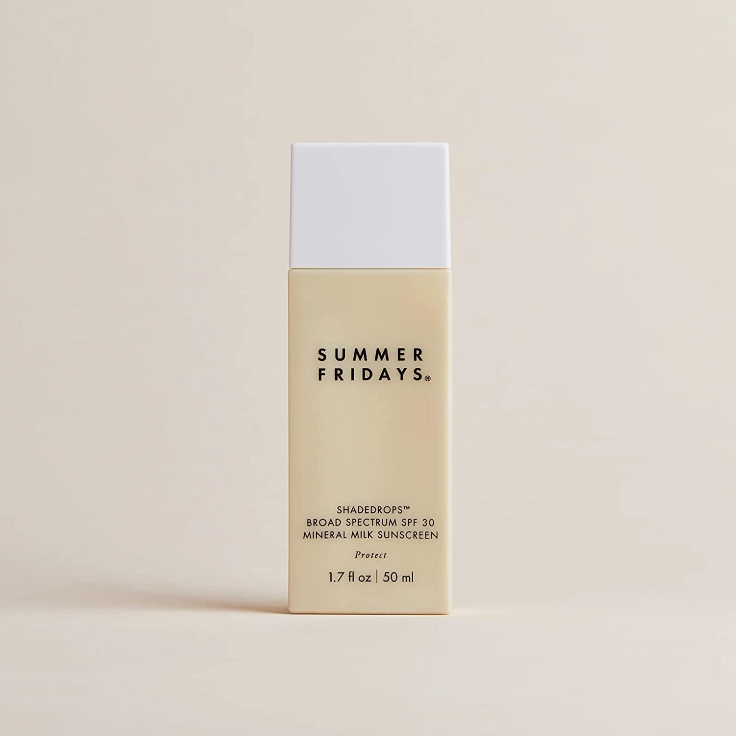 Summer Fridays ShadeDrops serum-like glide shows smooth skin feel and quick absorption.