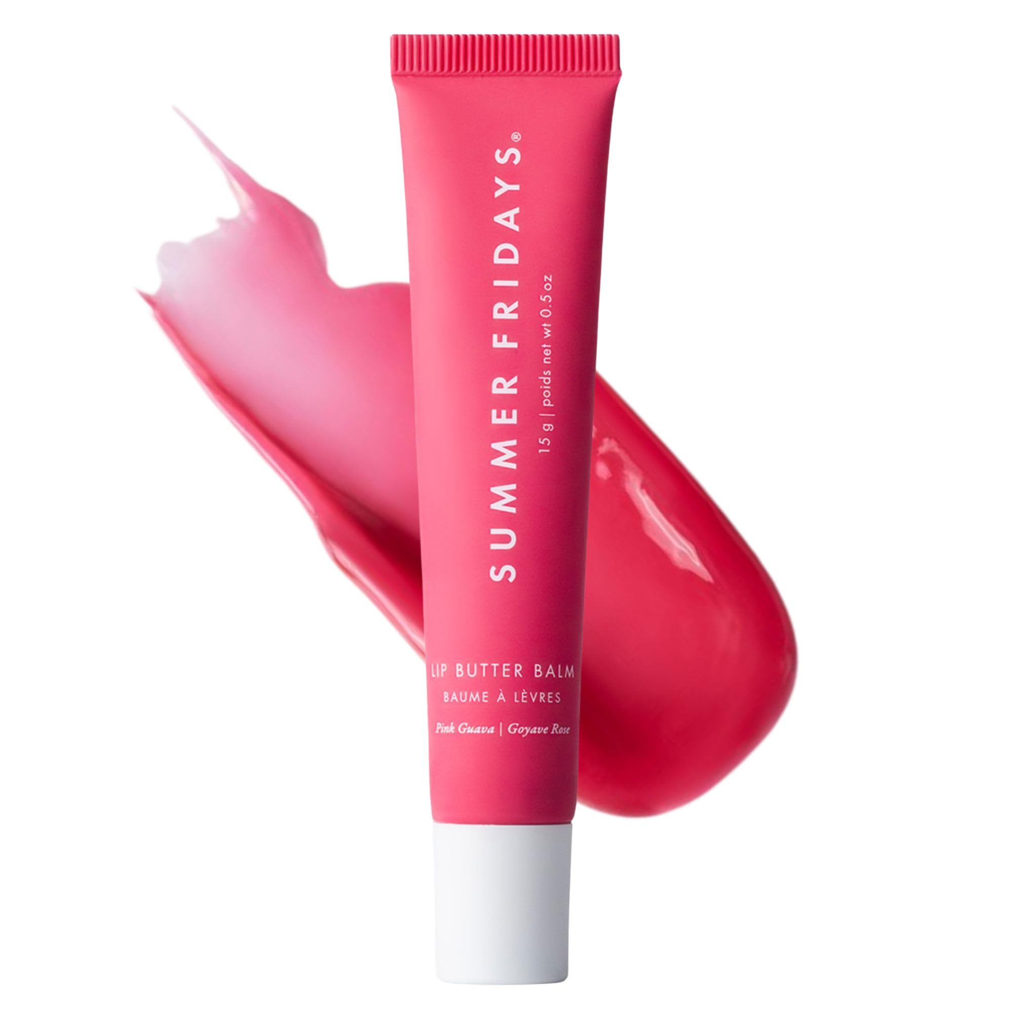 Summer Fridays Pink Guava packaging for on-the-go hydration