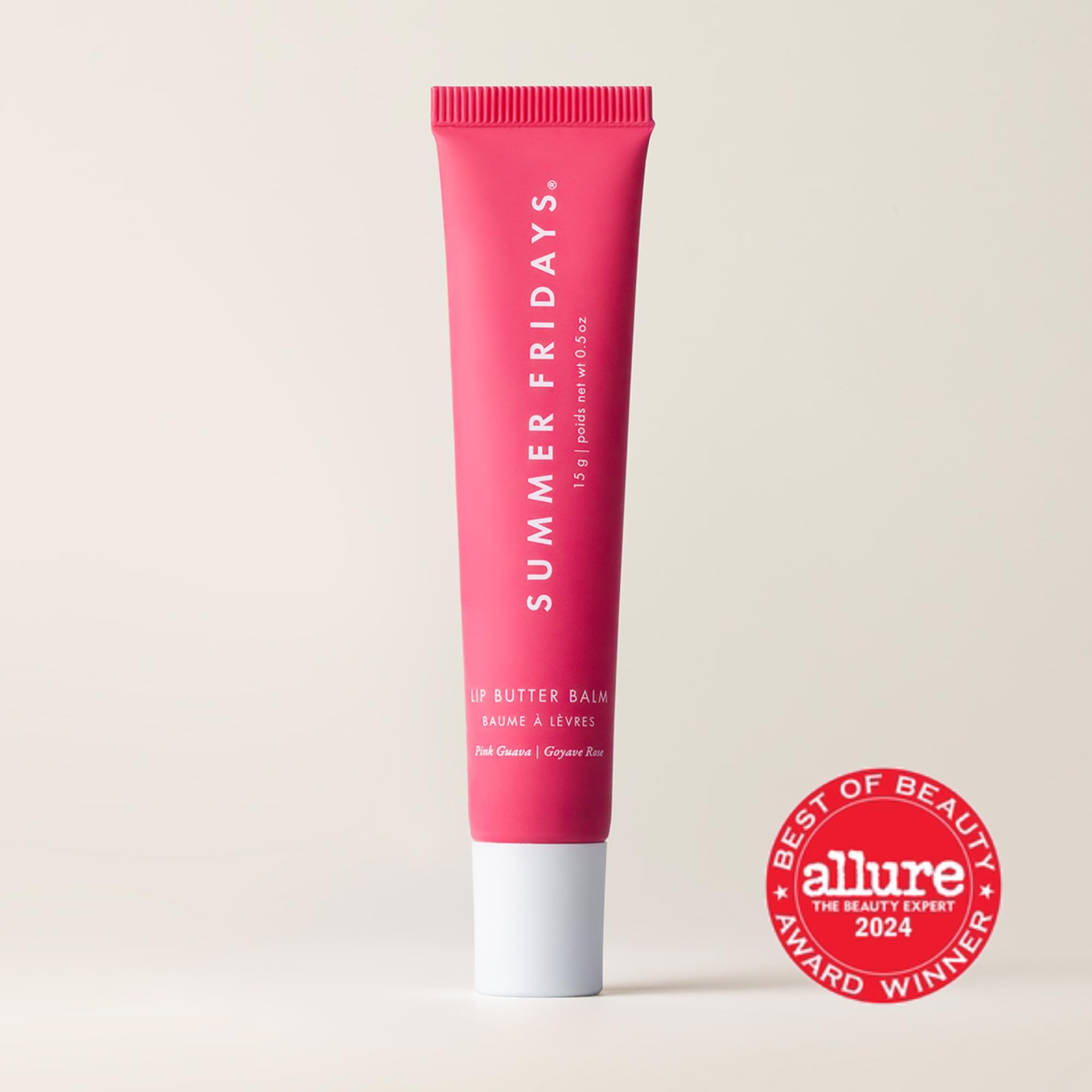 Summer Fridays Pink Guava balm texture is smooth and non-greasy
