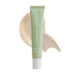 Summer Fridays Tinted Lip Butter Sweet Mint applied for instant moisture.