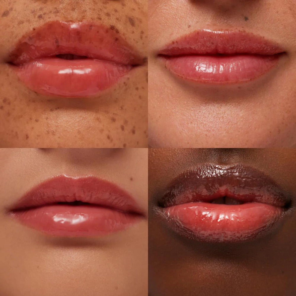 Summer Fridays vegan shea-murumuru botanicals nourish lips.