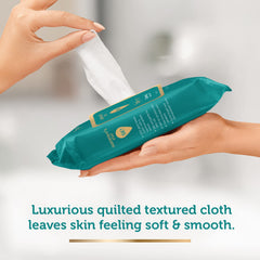 Summer's Eve Spa Calming Chamomile wipes show chamomile-infused formula for soothing freshness.
