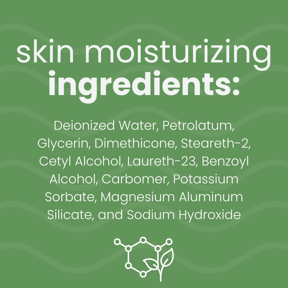 Moisture-All lotion being applied on arm demonstrates fast absorption and comfort