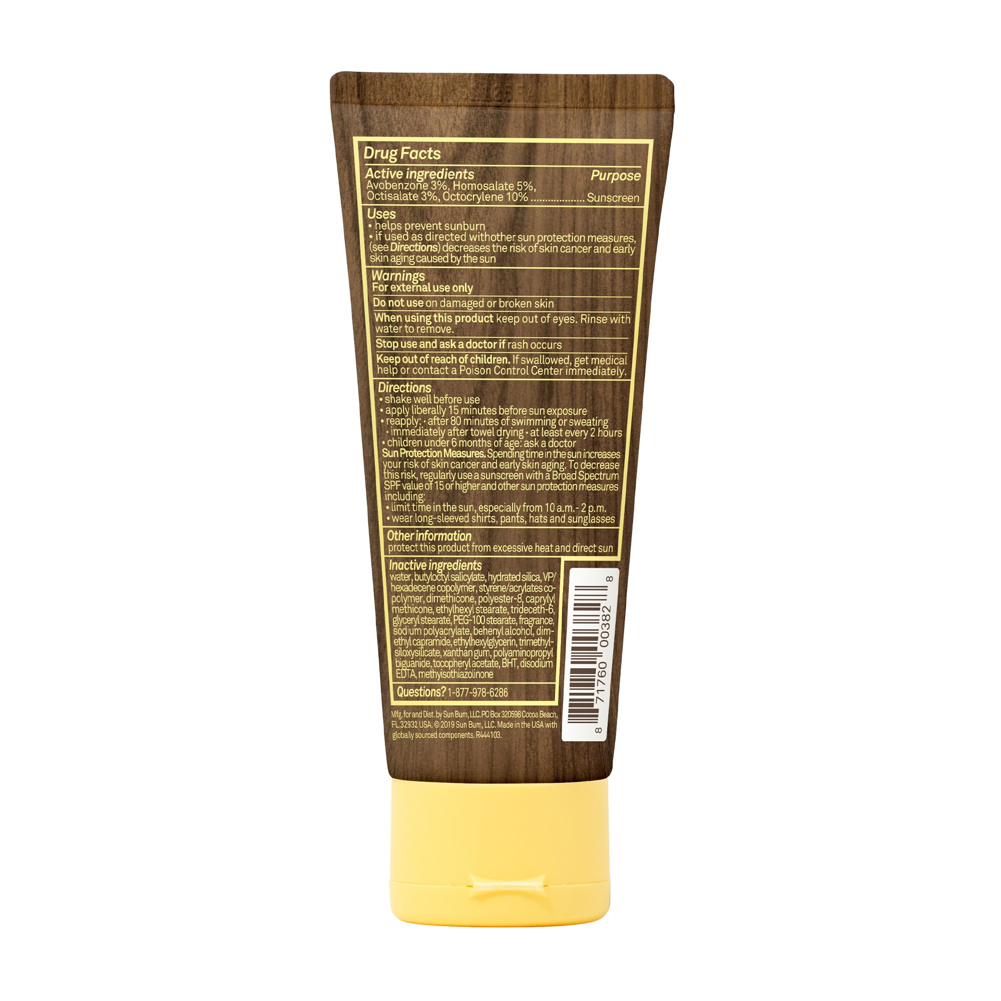 Sun Bum Original SPF 30 lotion summer-day image hints at beach-ready protection.