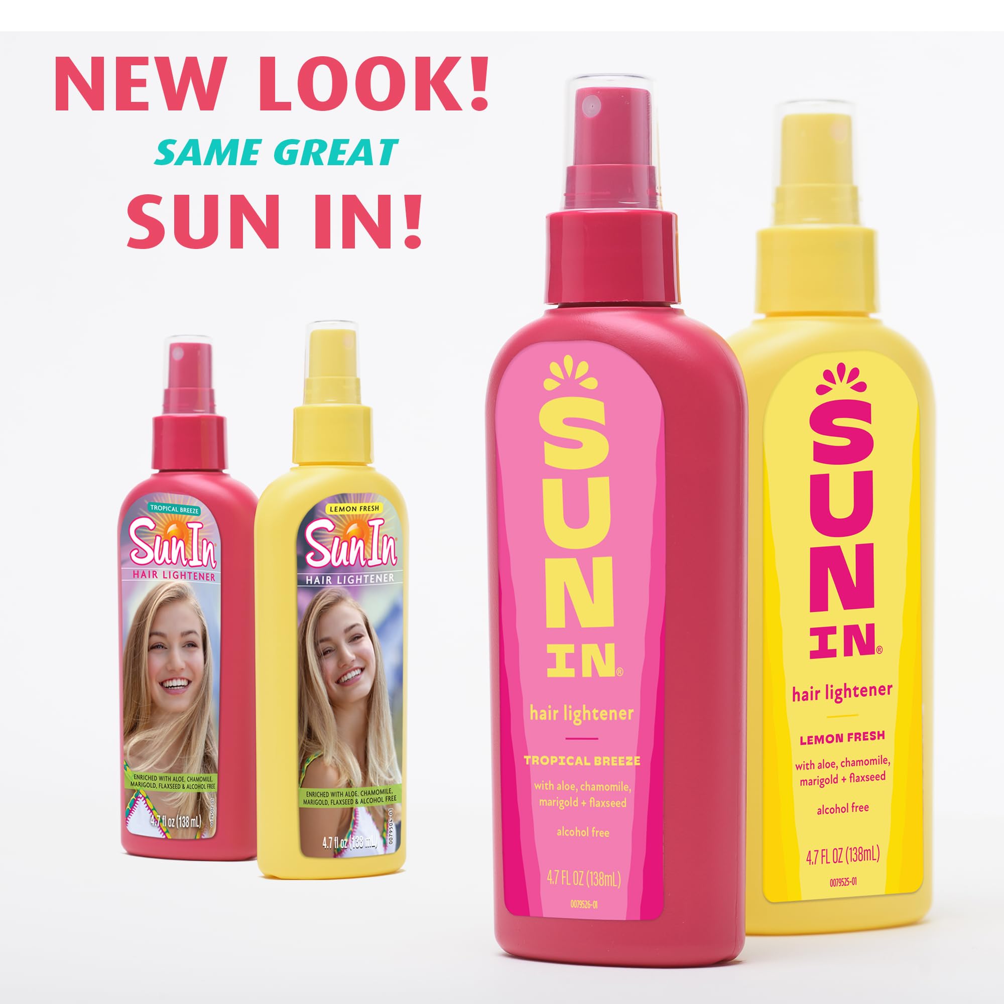 Sun-In lemon juice component supports brightening with gentle conditioning.