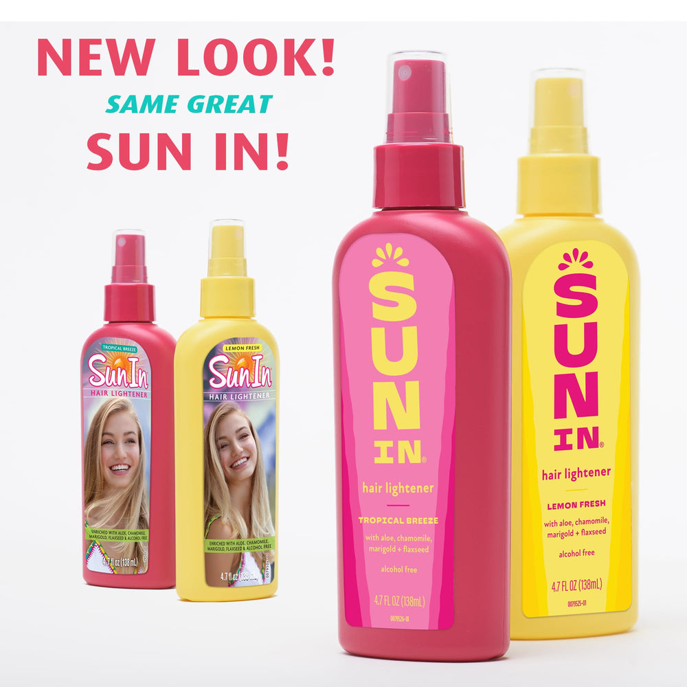 Sun-In lemon juice component supports brightening with gentle conditioning.