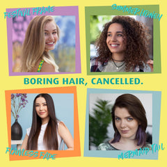 Sun-In lightener in action during blow-dry for faster, sun-kissed color.