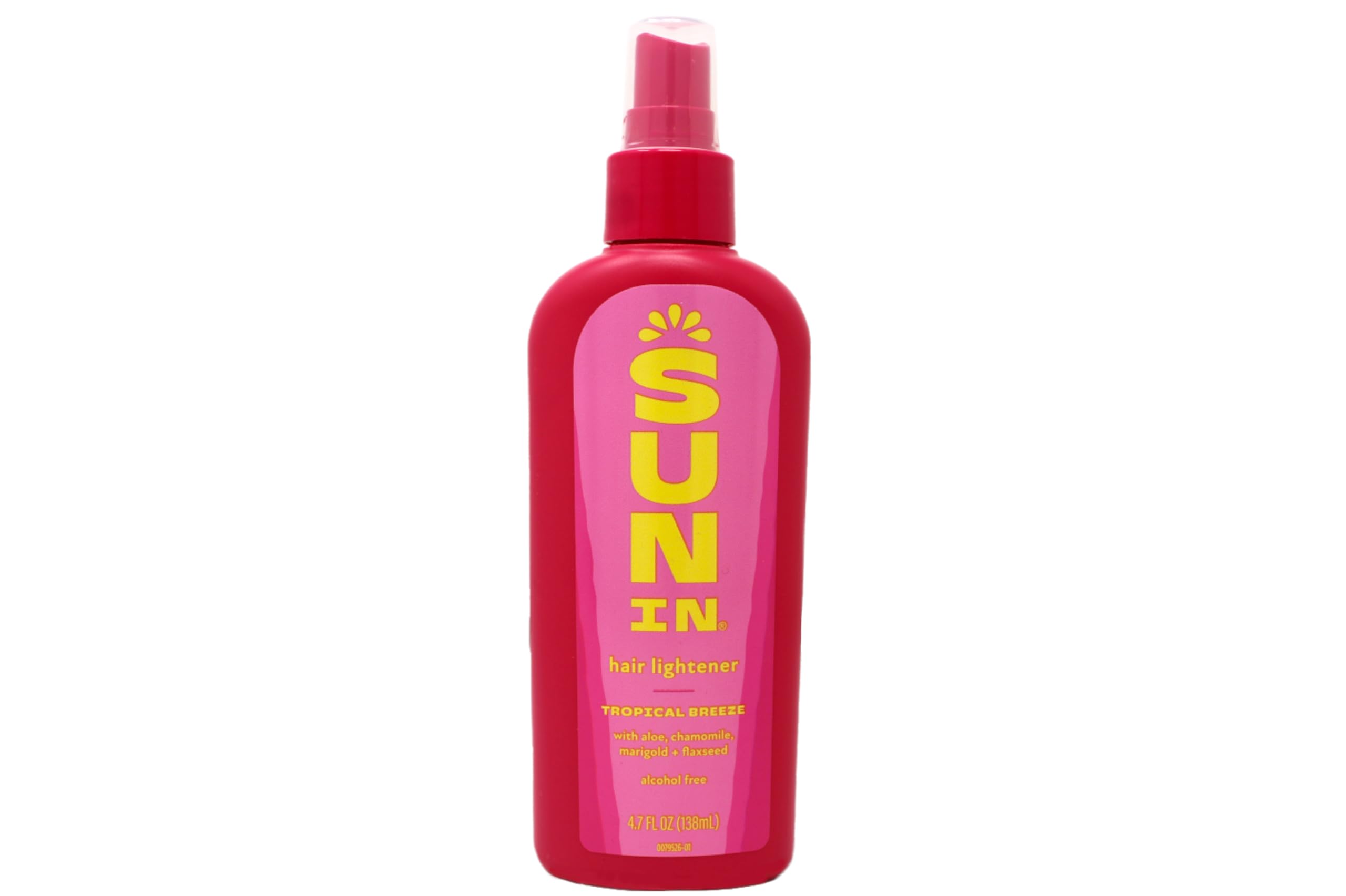 Sun In Hair Lightener Tropical Breeze application demonstrates simple steps for quick use