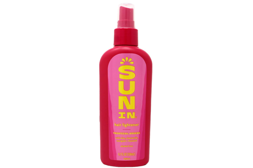 Sun In Hair Lightener Tropical Breeze application demonstrates simple steps for quick use