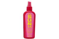 Sun In Hair Lightener Tropical Breeze application demonstrates simple steps for quick use
