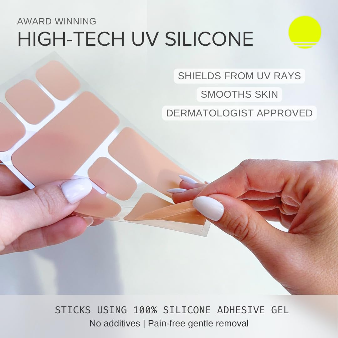 Sun Patch reusable silicone patches simplify reapplication and long-term use.