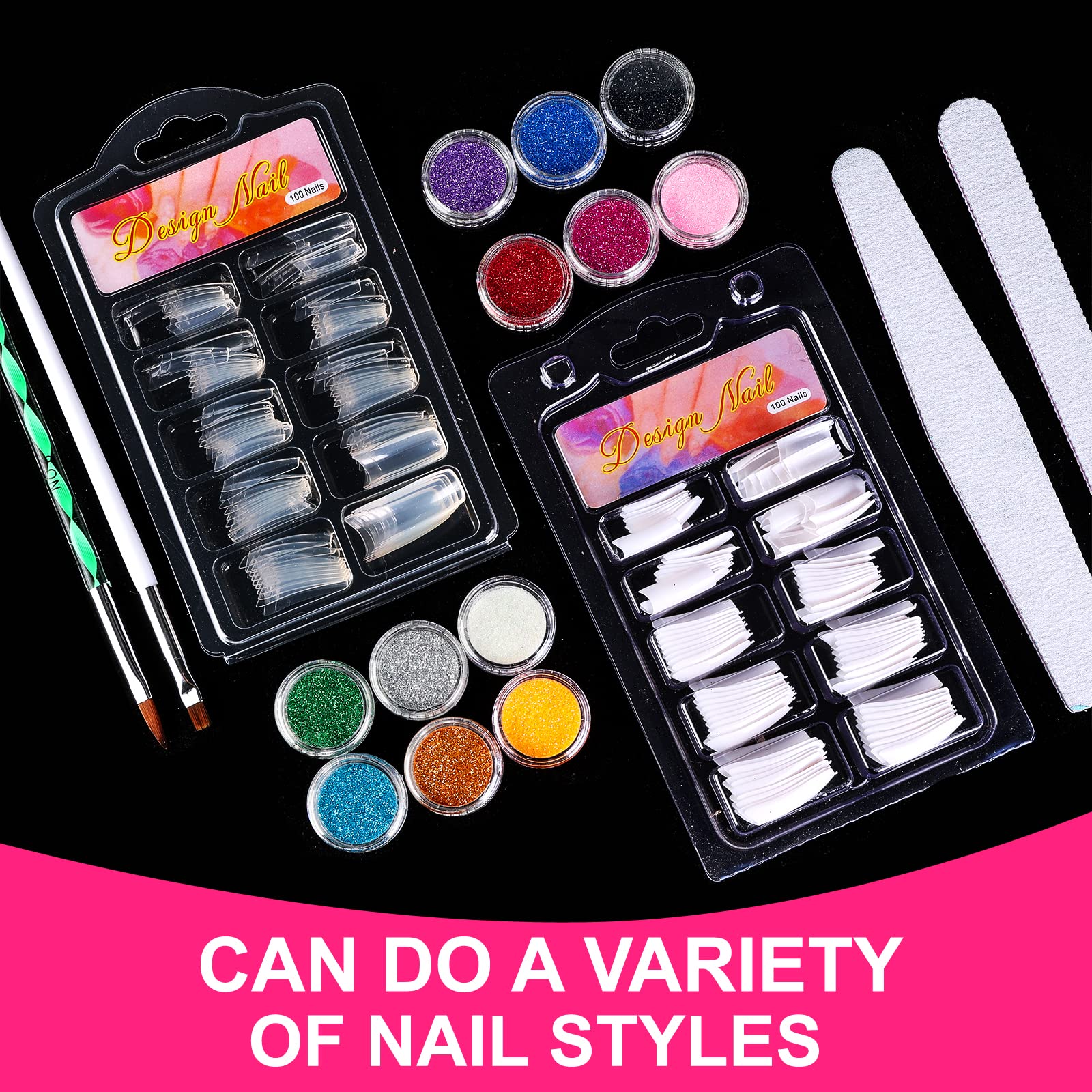 Sunbelee glitter-acrylic-powder-collection adds sparkle and long-lasting shine