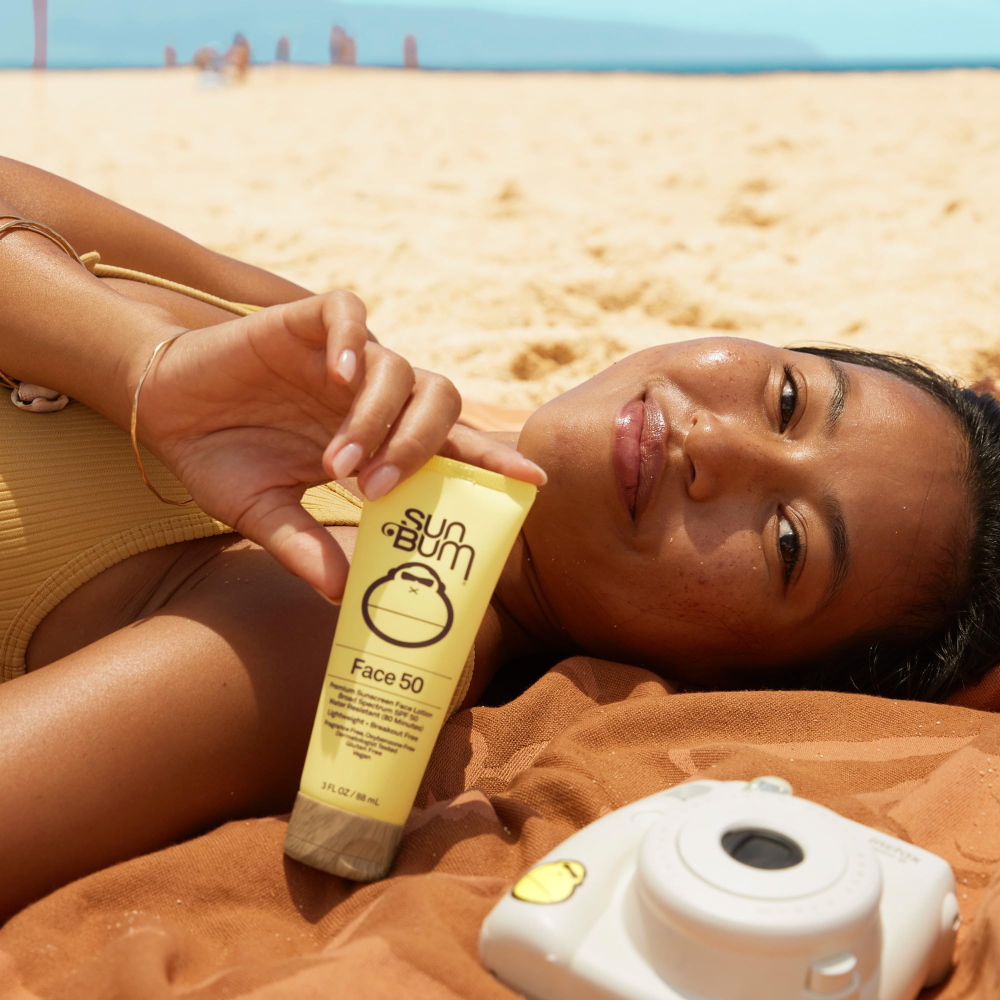 Sun Bum SPF50 suitable for all skin types and daily use.