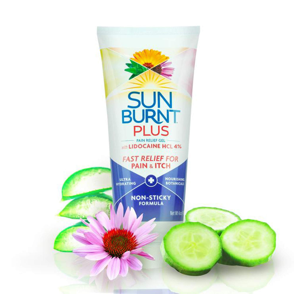 Sunburnt Plus swatch demonstrates fast absorption on sun-exposed skin.