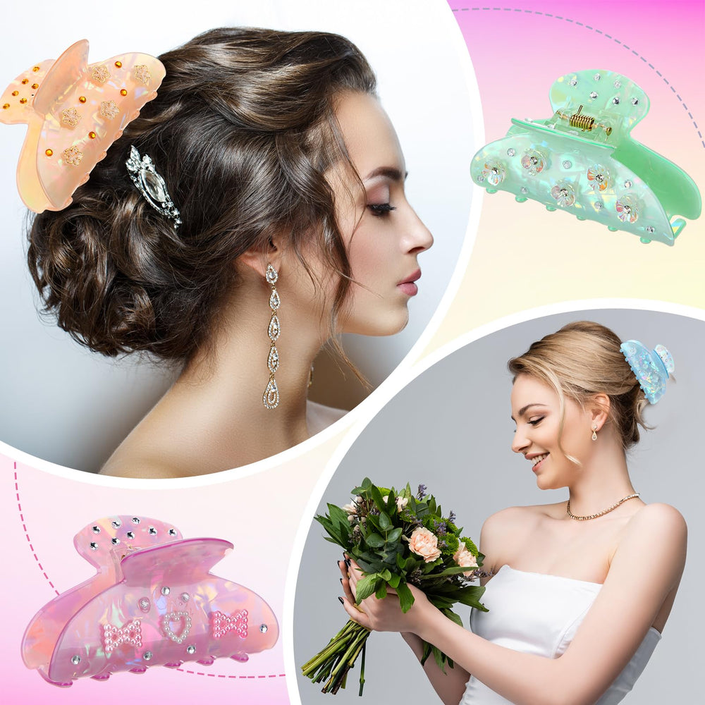 Suncalla DIY hair clips kit drill pen and glue for secure builds.