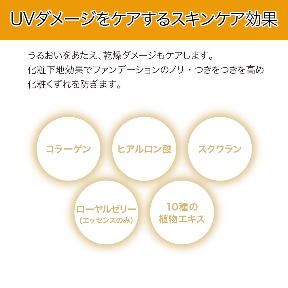 Suncut KOSE Perfect UV Essence travel-ready bottle in a compact case