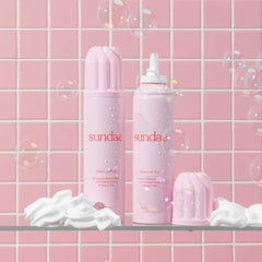Sundae Cherry On Top foaming body wash pump—creamy lather for daily skin refreshment.
