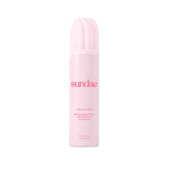 Sundae Cherry On Top whipped shower foam bottle with vibrant cherry scent for a refreshing cleanse.