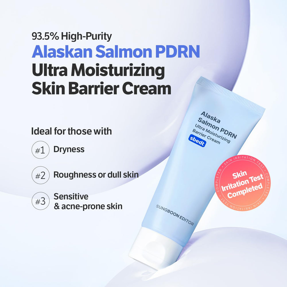 SUNGBOON EDITOR Ceramide-rich formula label shot emphasizes gentle barrier protection for sensitive skin
