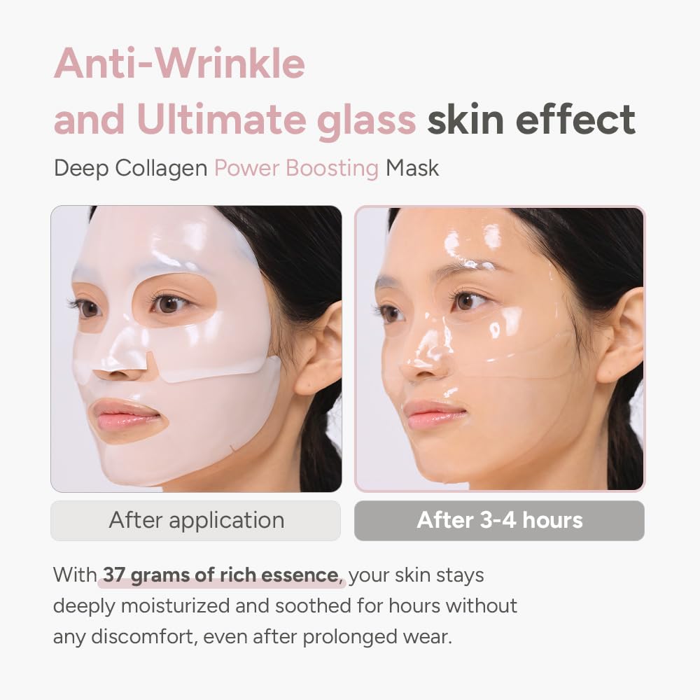 SUNGBOON EDITOR Collagen peptides 9-ingredient blend shown, implying improved skin elasticity support.