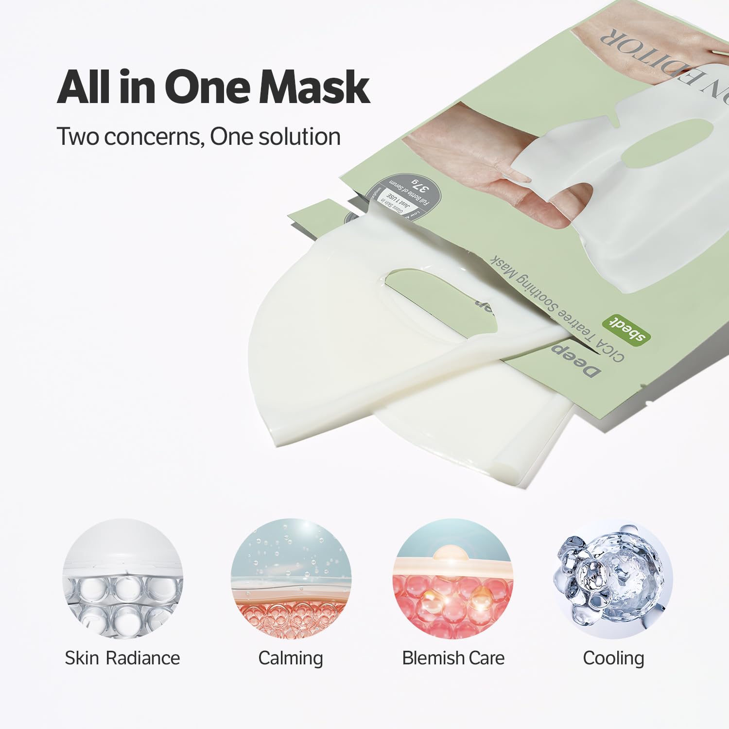 SUNGBOON EDITOR Deep Collagen CICA Tea Tree Overnight Mask aftercare glow.