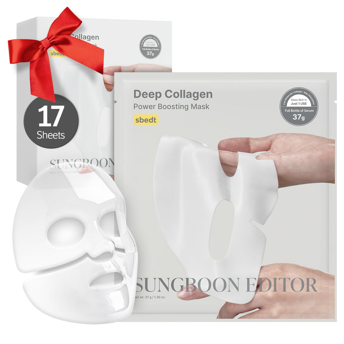 SUNGBOON EDITOR Deep Collagen Overnight Mask packaging shows overnight renewal potential.