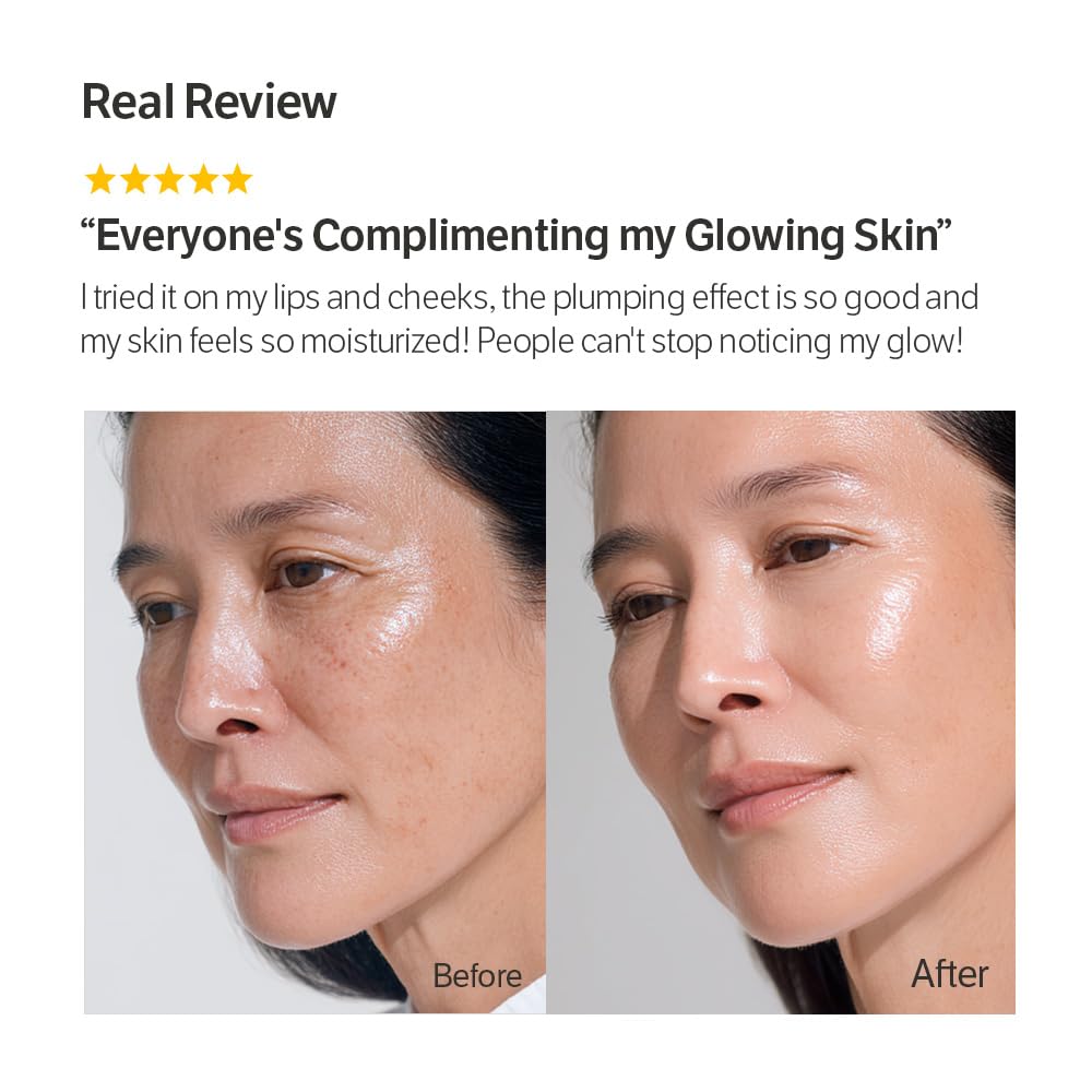 SUNGBOON EDITOR Deep Collagen Wrinkle Filler Serum bottle with gift-ready branding signals premium Korean skincare