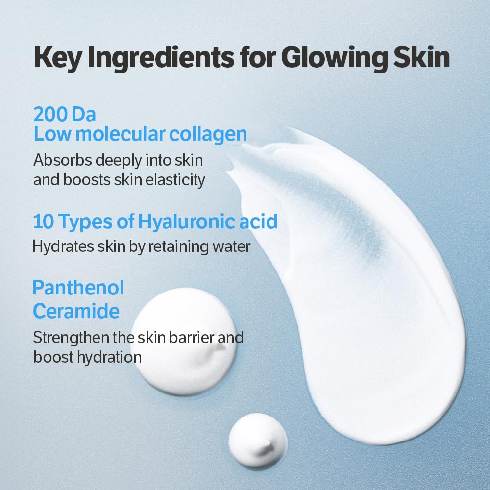 SUNGBOON EDITOR Hydro Booster Sunscreen lotion-like texture promotes easy spreading without heavy residue.