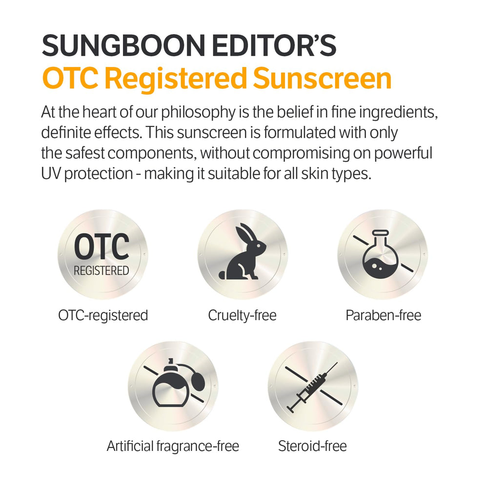 SUNGBOON EDITOR oil-free texture on skin delivers weightless matte finish, ideal under makeup.