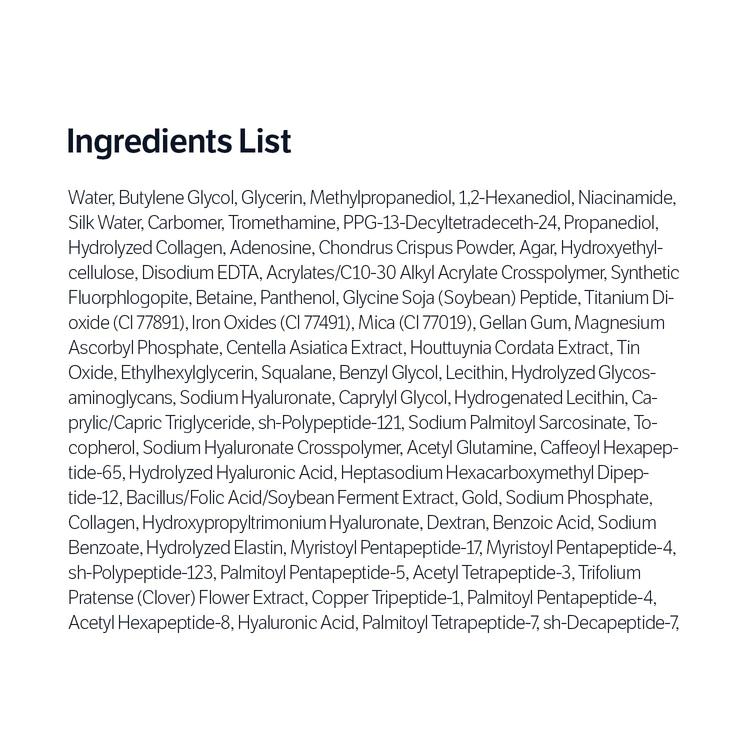 SUNGBOON EDITOR Silk Peptide 72-hour hydration for long-lasting moisture