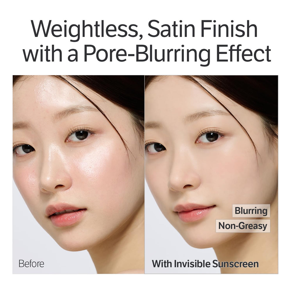 SUNGBOON EDITOR SPF40 application shot highlights UVA/UVB protection with no white cast.