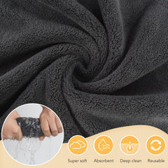 SUNLAND microfiber face cloth used with warm water for a soothing cleansing experience.