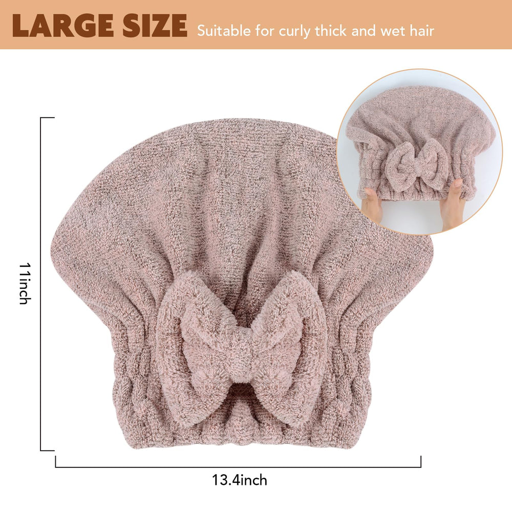 SUNLAND oversized 11x13.4 inch cap suitable for overnight hair masks.
